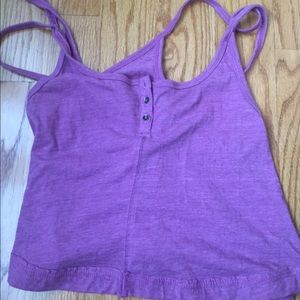 Purple crop top